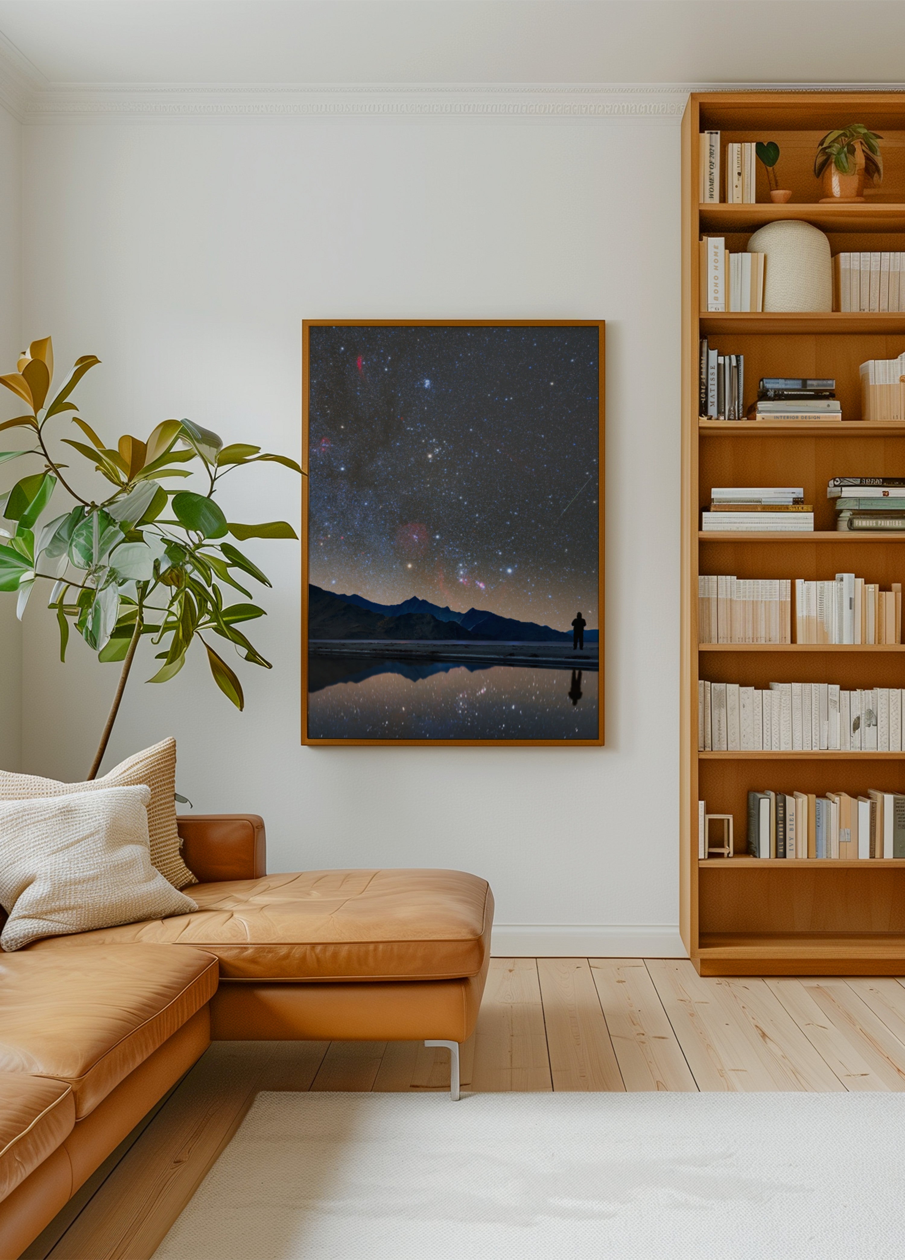 Stargazer Noche Cielo Reflejo