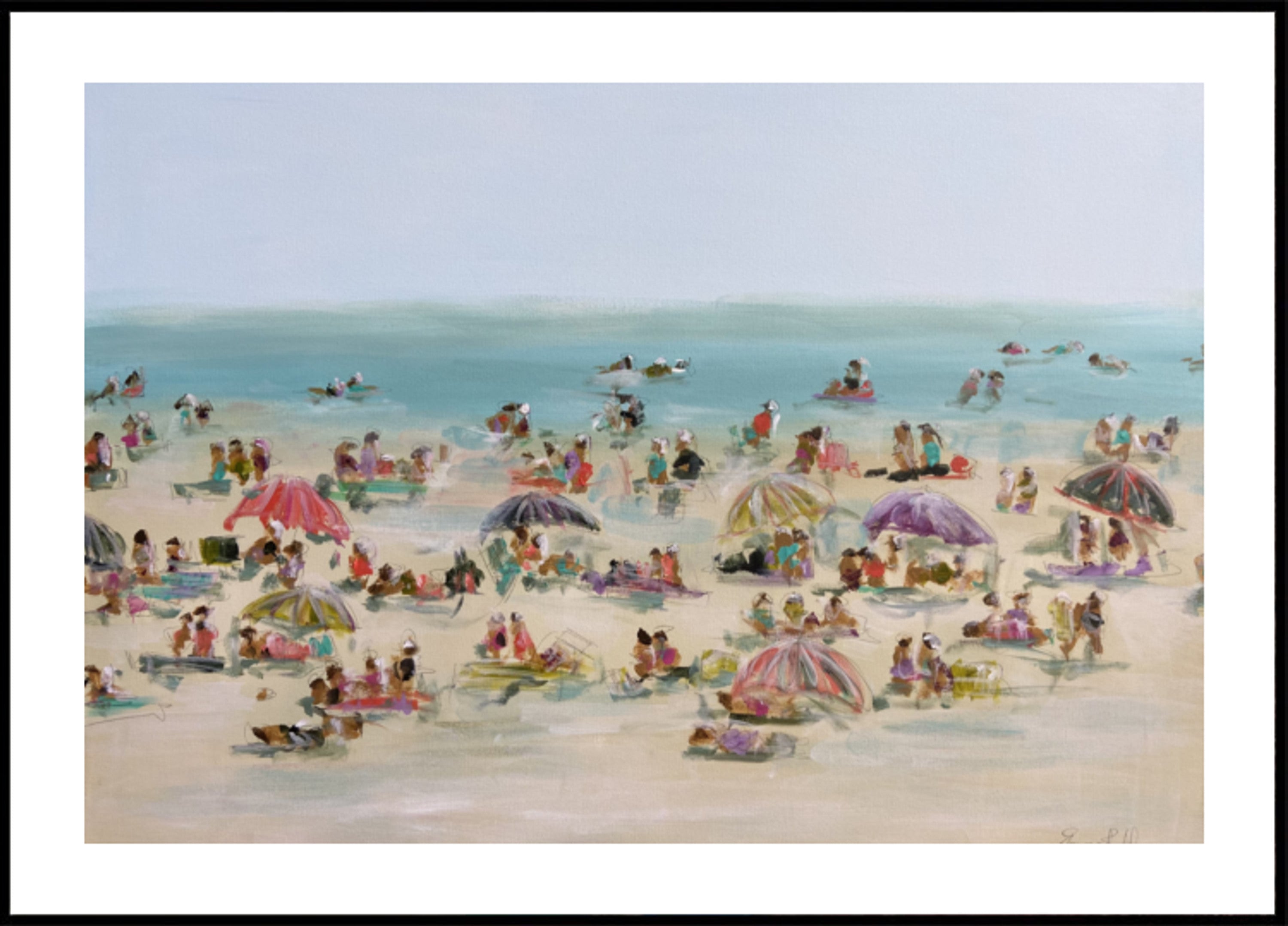 Día de playa animado