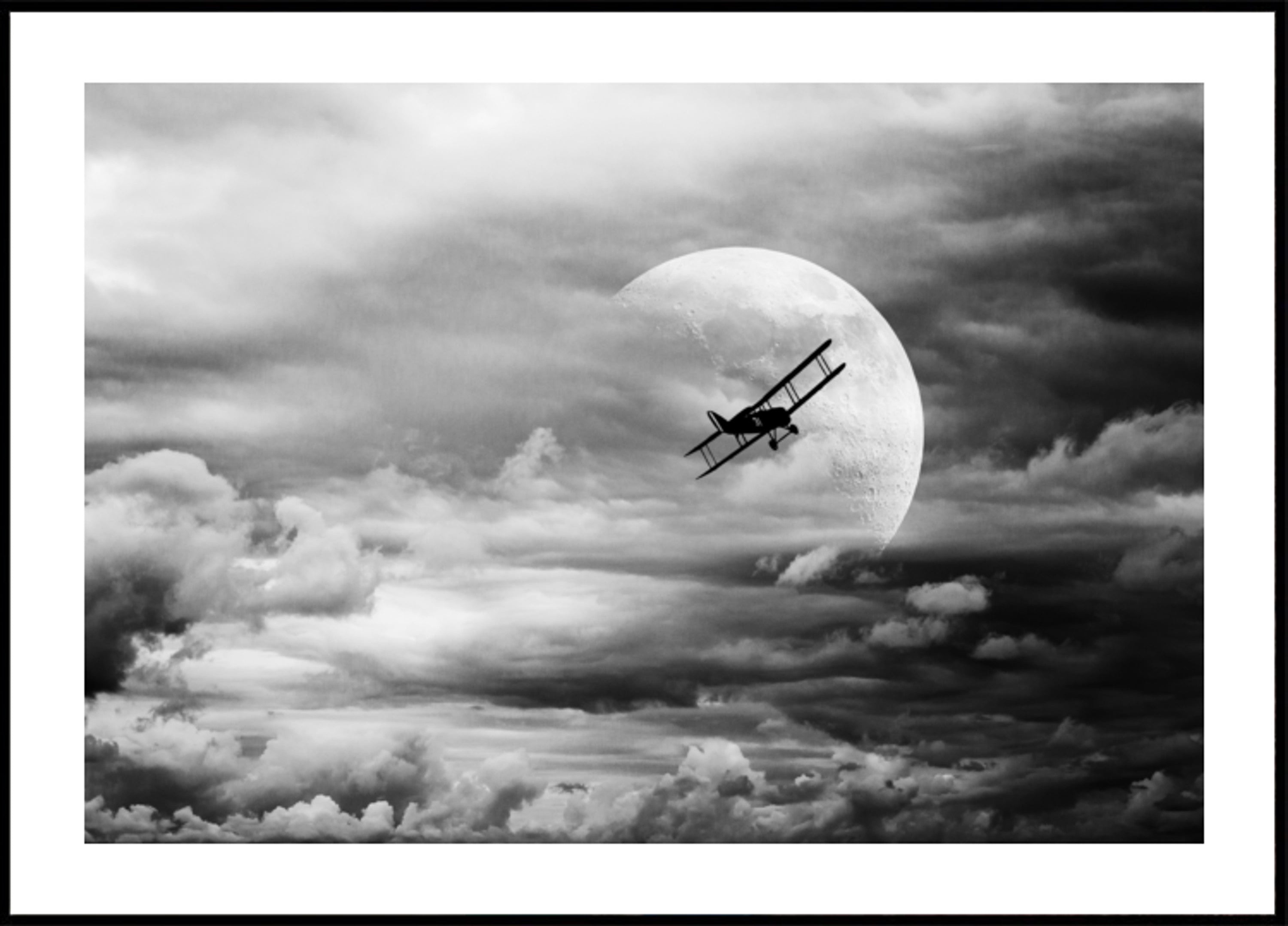 Vuelo en biplano a la luna