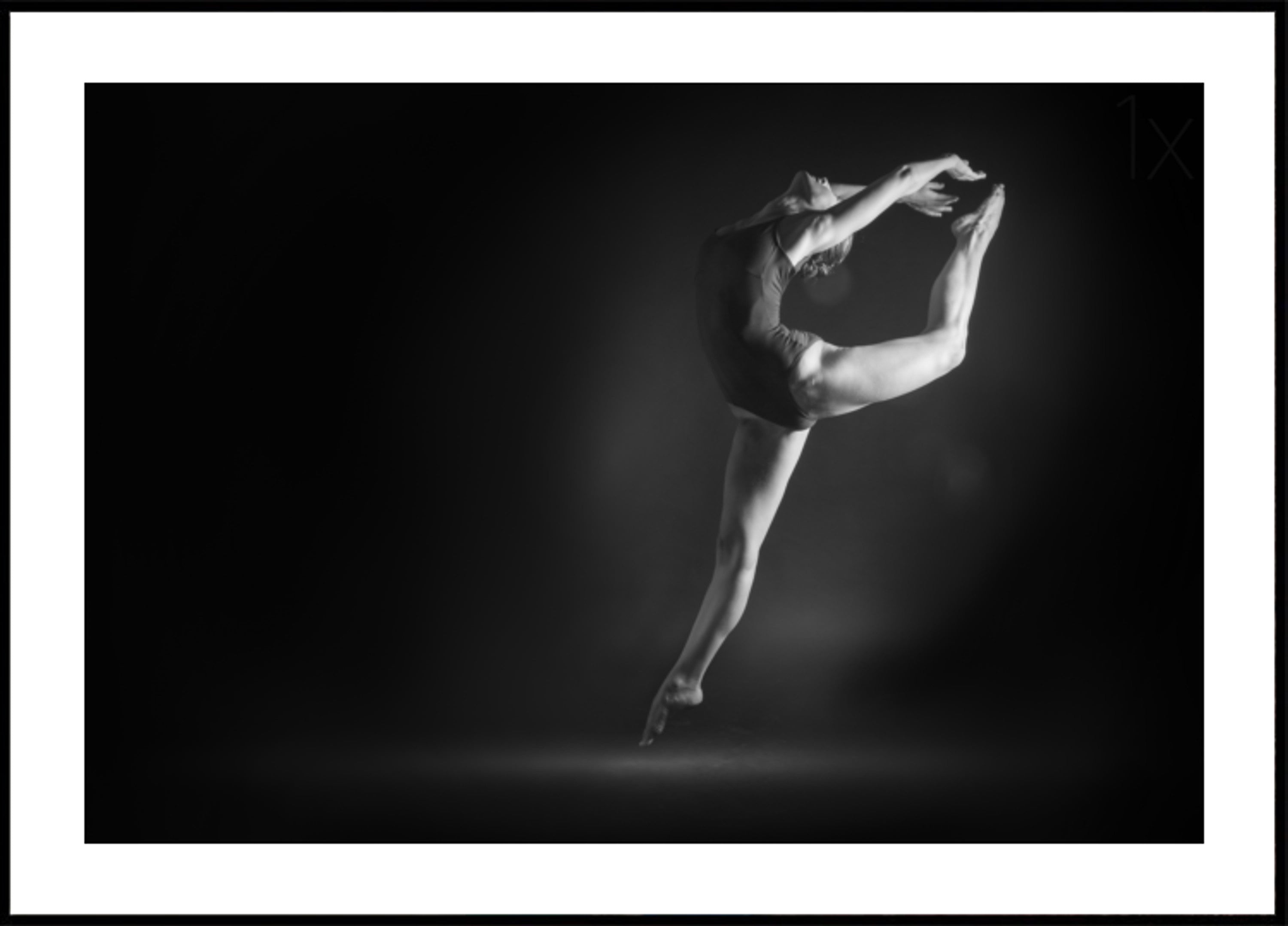Pose de ballet elegante