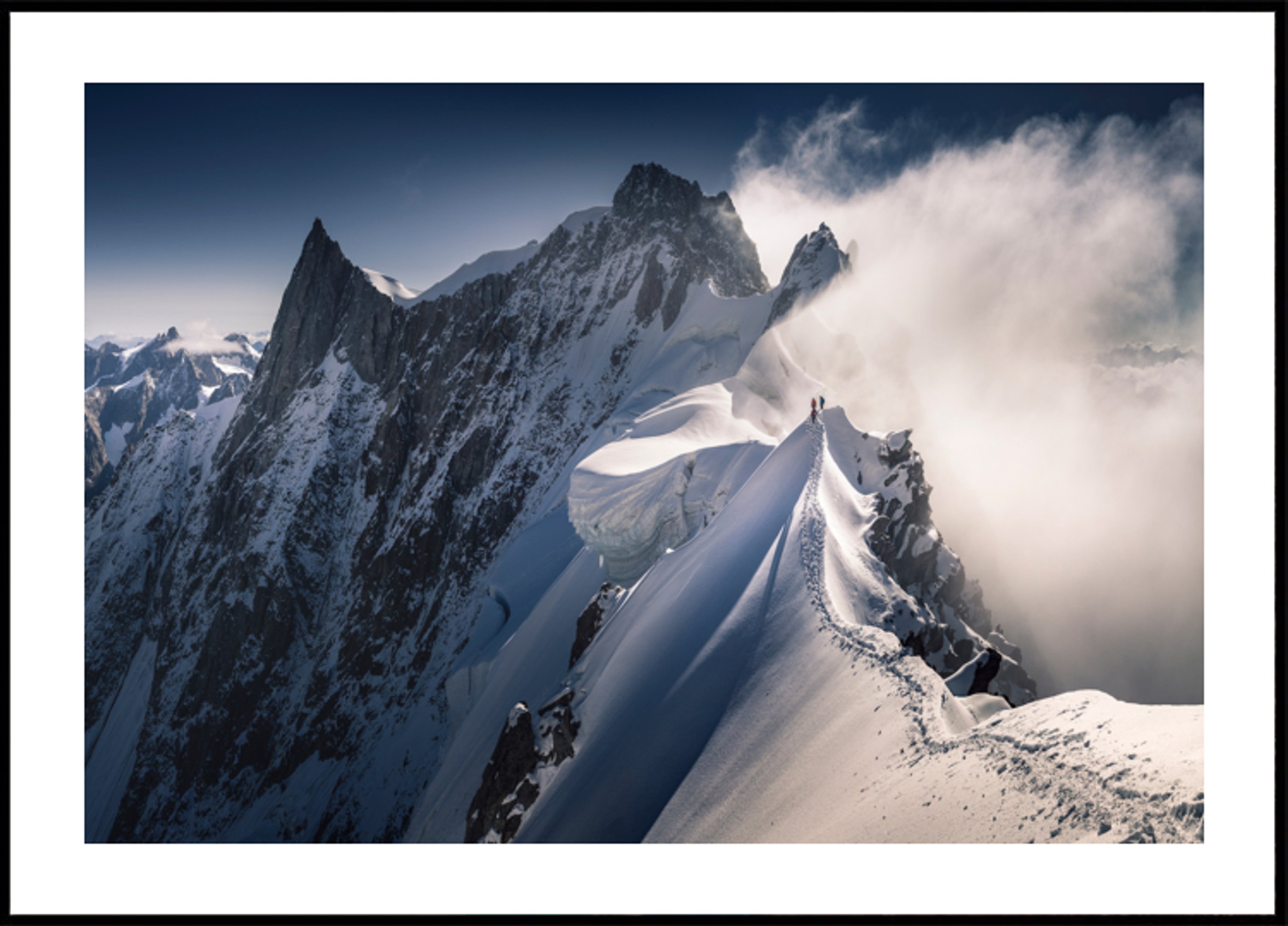Ascenso a la cresta alpina