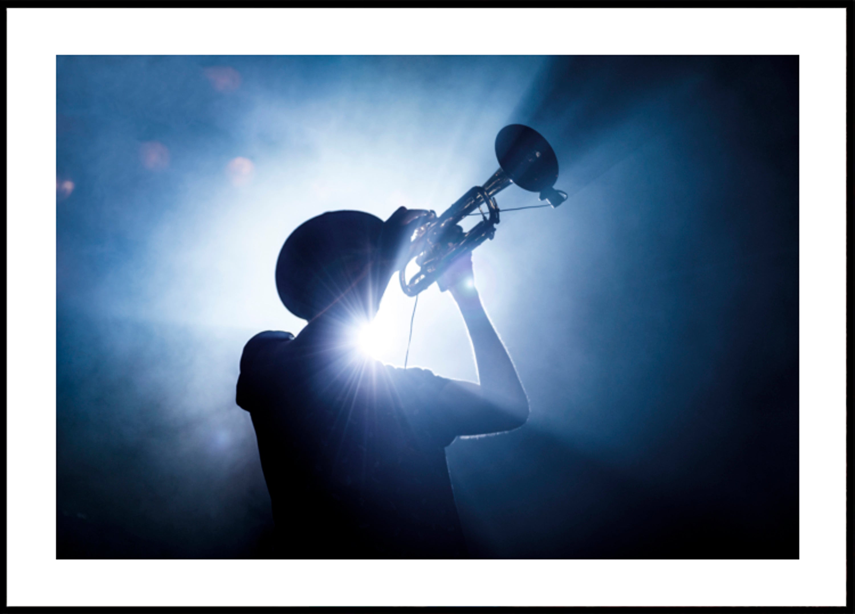 Actuación de trompeta de jazz
