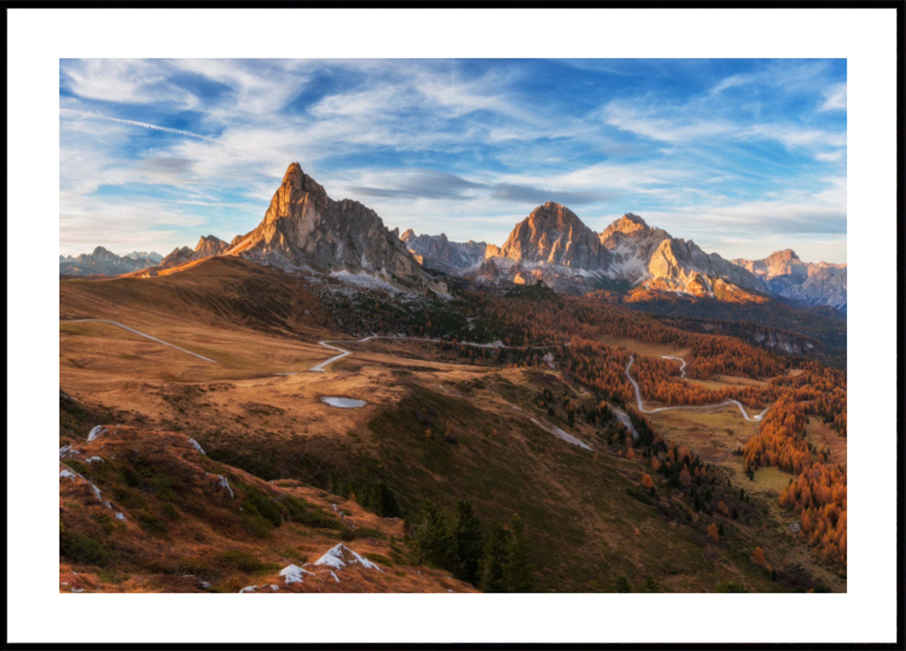 Montañas Doradas De Otoño