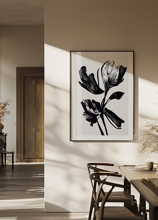 Black Flower - Posterbox