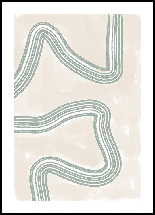 Curved Tranquility - Posterbox