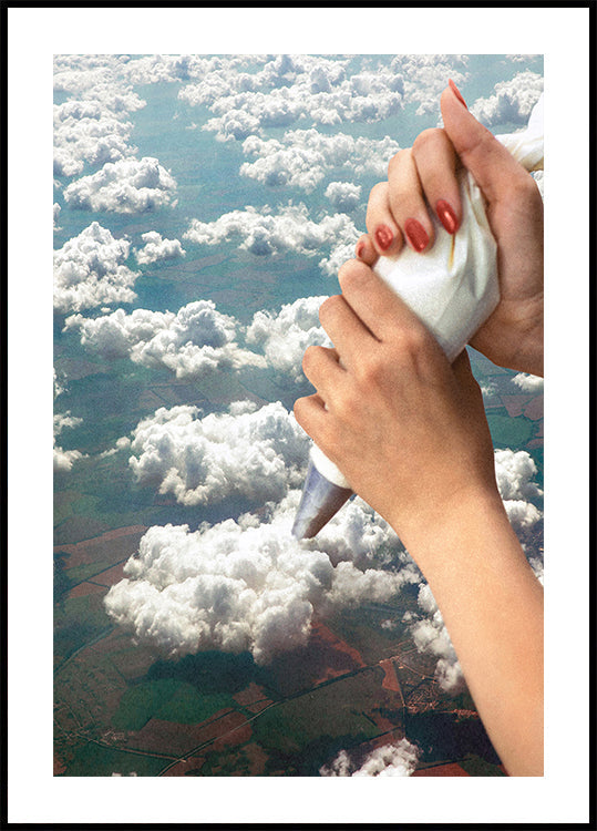 Piping Clouds - Whipped Cream - Posterbox